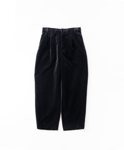 Cotton velvet cocoon pants