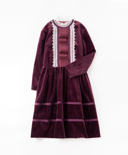 Cotton velvet marionette dress