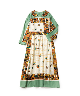 Port of the poet tablier dress