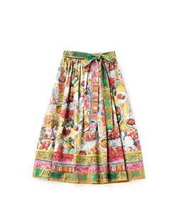 Art in bloom fluffy skirt