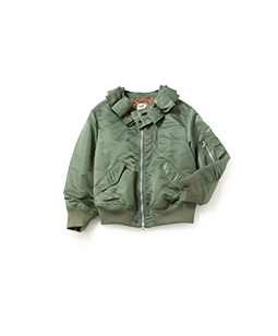 Drape ribbon flight jacket