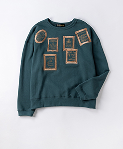 Eternal Frames embroidery sweatshirt