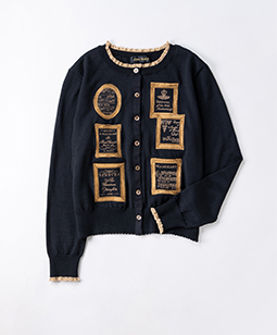 Eternal Frames embroidery cardigan