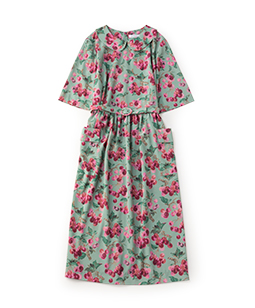 Winter cherries day dress