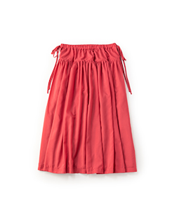 Airy cloth fluffy skirt