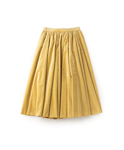 Vintage velvet cocoon skirt