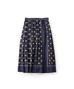 Granny’s buttons wrapped skirt
