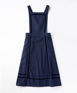 Winter marine tablier dress