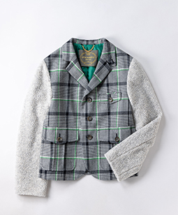 British check hunting jacket