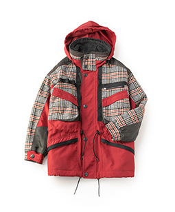 Roving check vintage ski jacket