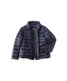 Front frill down jacket