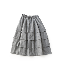 British wool dirndl skirt