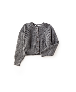 Shiny mohair bolero cardigan