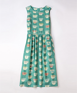 British potteries sleeveless dress