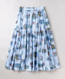 Souvenir of Normandy fluffy skirt