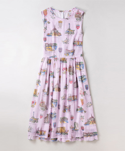 Souvenir of Normandy sleeveless dress