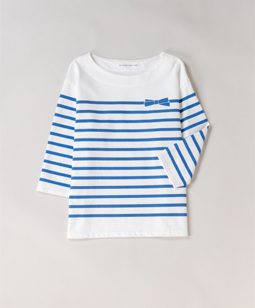 Basque ribbon border pullover