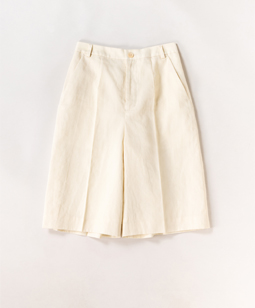 Sheer pique voile half pants