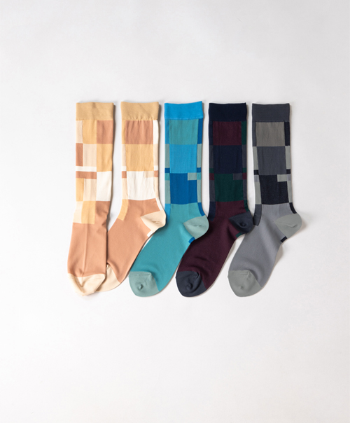 Color palette crew socks