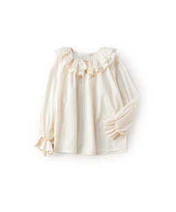 Ruffle tuck frill blouse