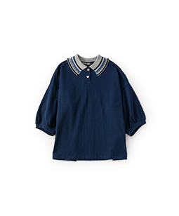 Frill collar pullover