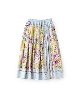 La fête foraine wrapped skirt