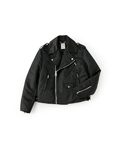 Nylon twill riders jacket