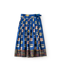 Royal bone china wrapped skirt