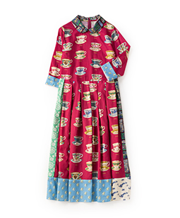 Royal bone china patchwork dress