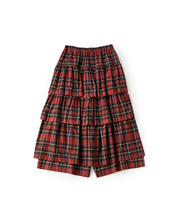 Tartan check dirndl pants