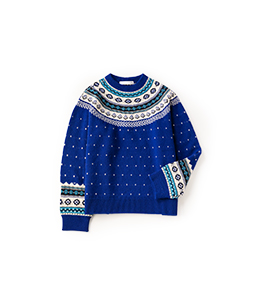 Fair Isle knit sweater