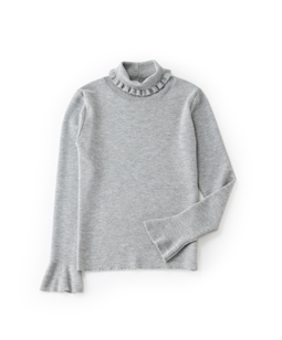 Wool cashmere turtle sweater