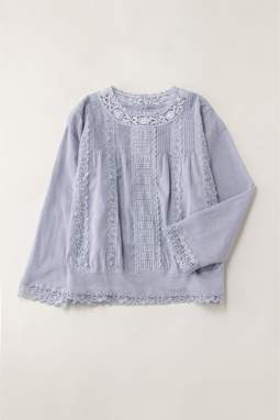 Cotton organdy victorian blouse