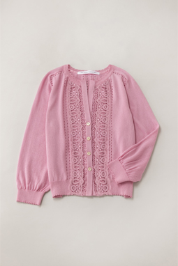 Front lace bolero cardigan