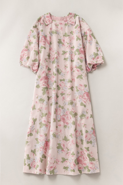 La vie en rose sheer smock dress