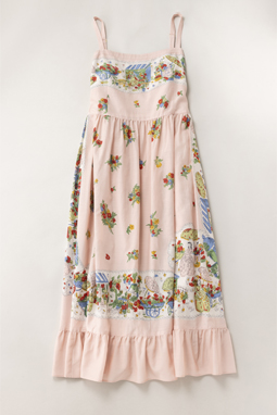 Flower festival strap dress