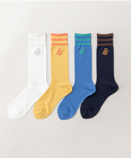 Crown logo crew socks