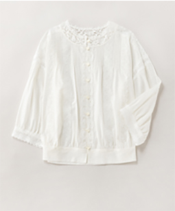 Cotton voile victorian bolero