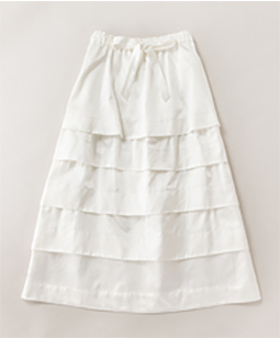 Vintage satin dirndl skirt
