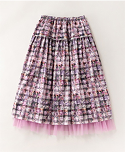 Archive Gingham dress skirt