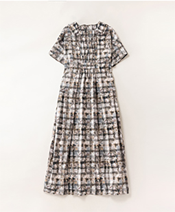 Archive Gingham tablier dress
