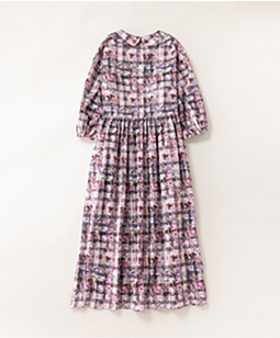 Archive Gingham gather dress