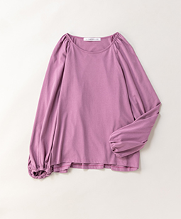 Puffy sleeve pullover