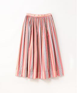 Vintage stripe peasant skirt