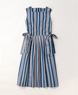 Vintage stripe square dress
