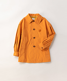 Micro taffeta field coat