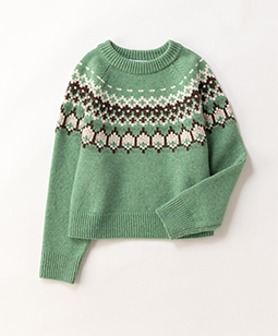 Flare line Nordic sweater