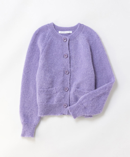 Kid mohair bolero cardigan