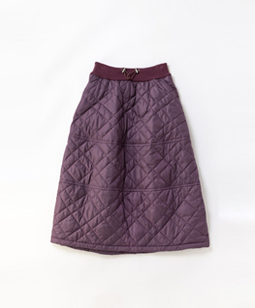 Polyester-taffeta matelassé skirt