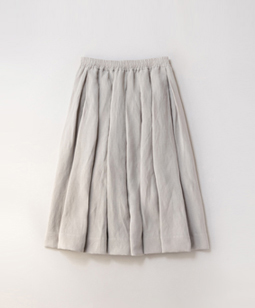 Vintage linen tuck skirt